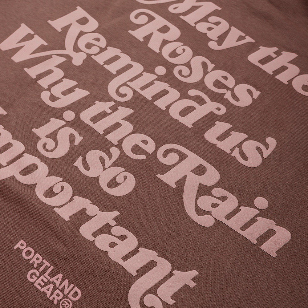 Women's Sueded Slogan Hoodie - Hazy Pink - Image 3
