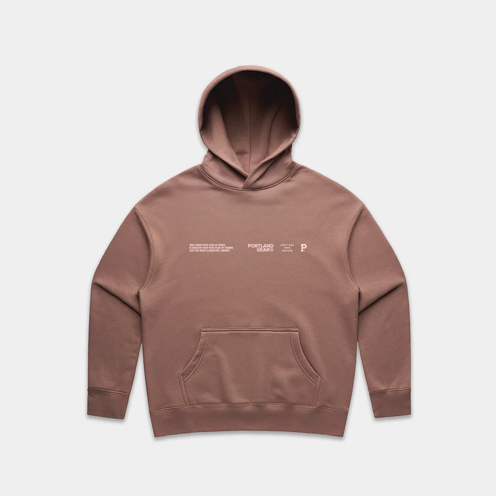 Women's Sueded Slogan Hoodie - Hazy Pink - Image 4